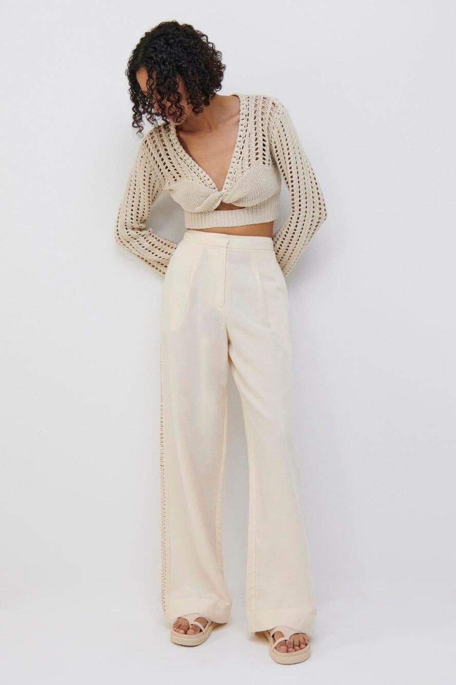 Jonathan Simkhai Reese Crochet Pant - 6